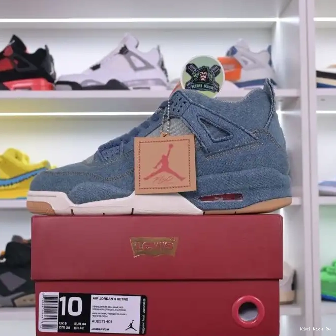 Jordan Air Kimikick Jordan 4 levis denim retro 0725